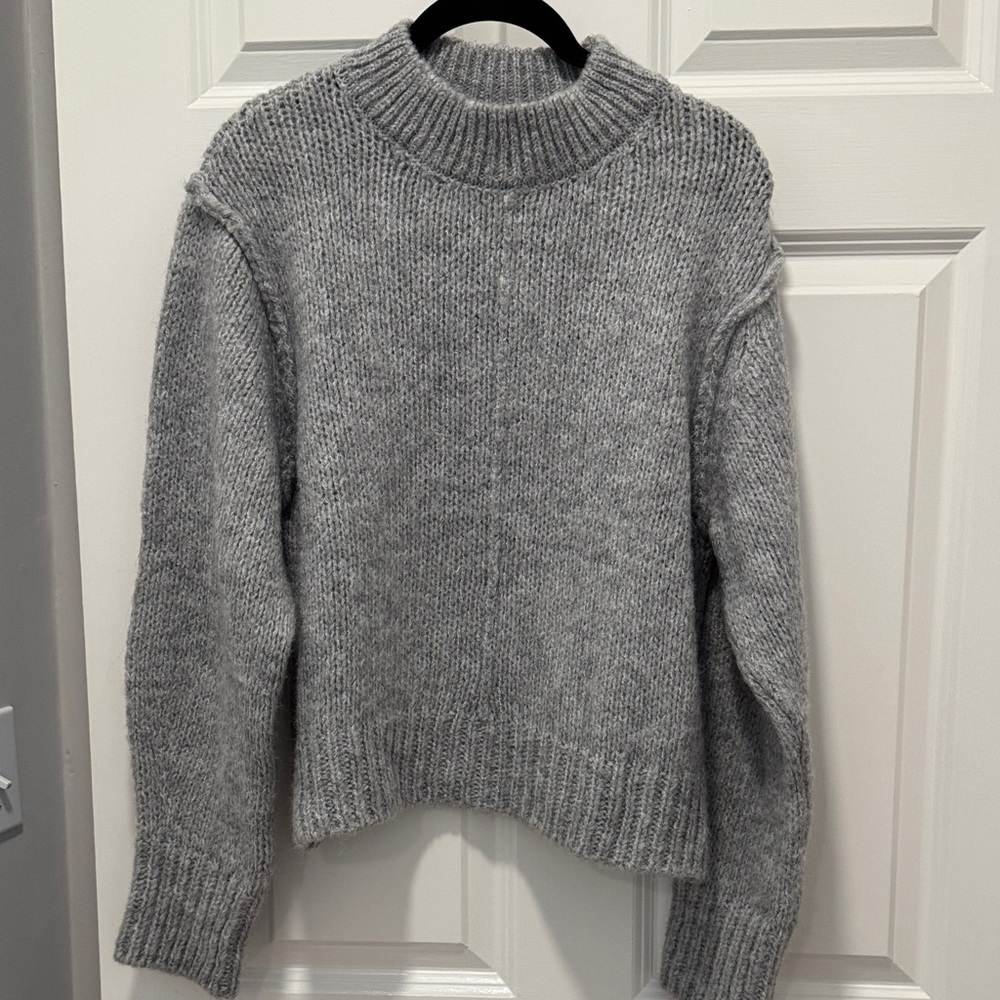 NWOT Topshop Oversized Center Seam  Sweater